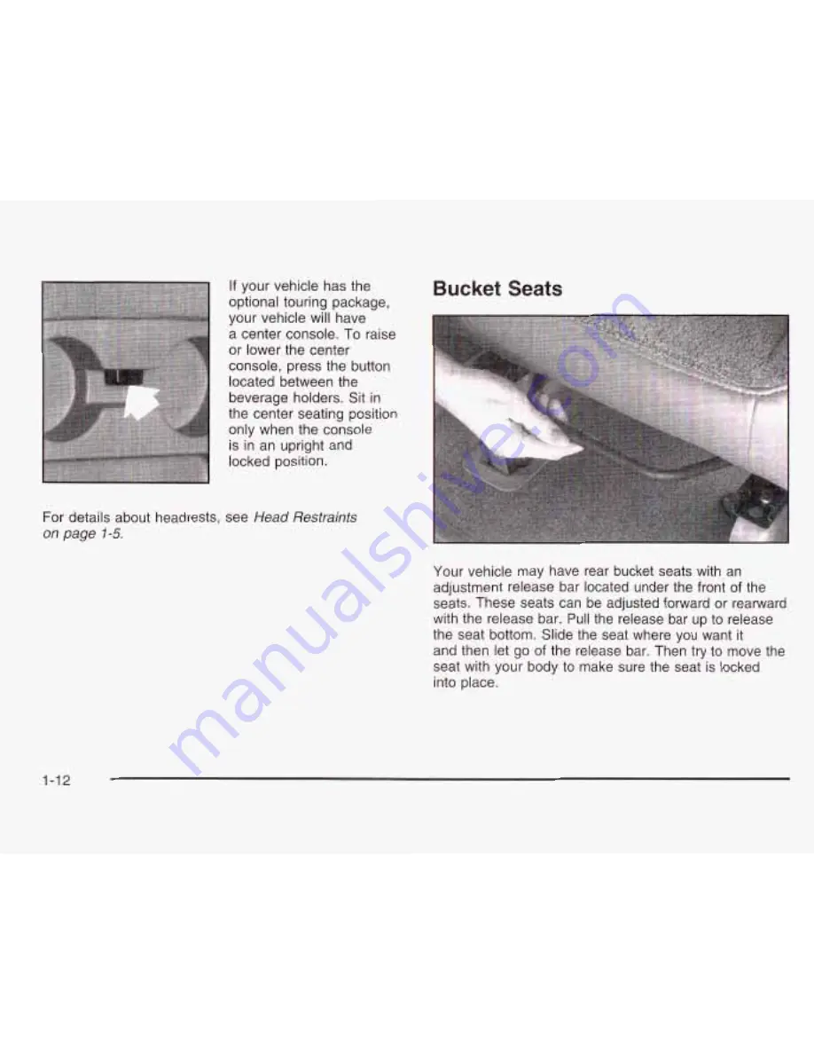 GMC 2003 Safari Owner'S Manual Download Page 19