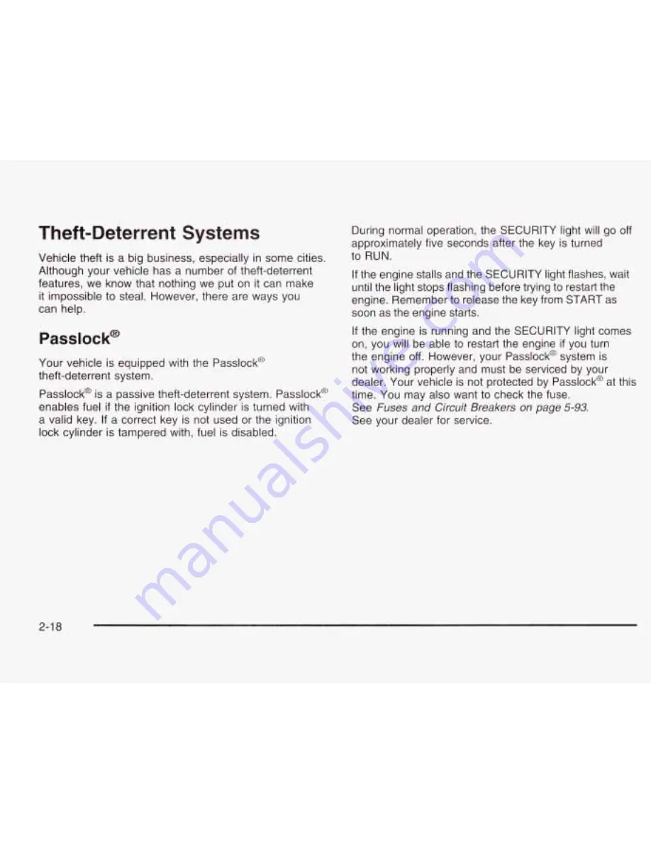 GMC 2003 Safari Owner'S Manual Download Page 97