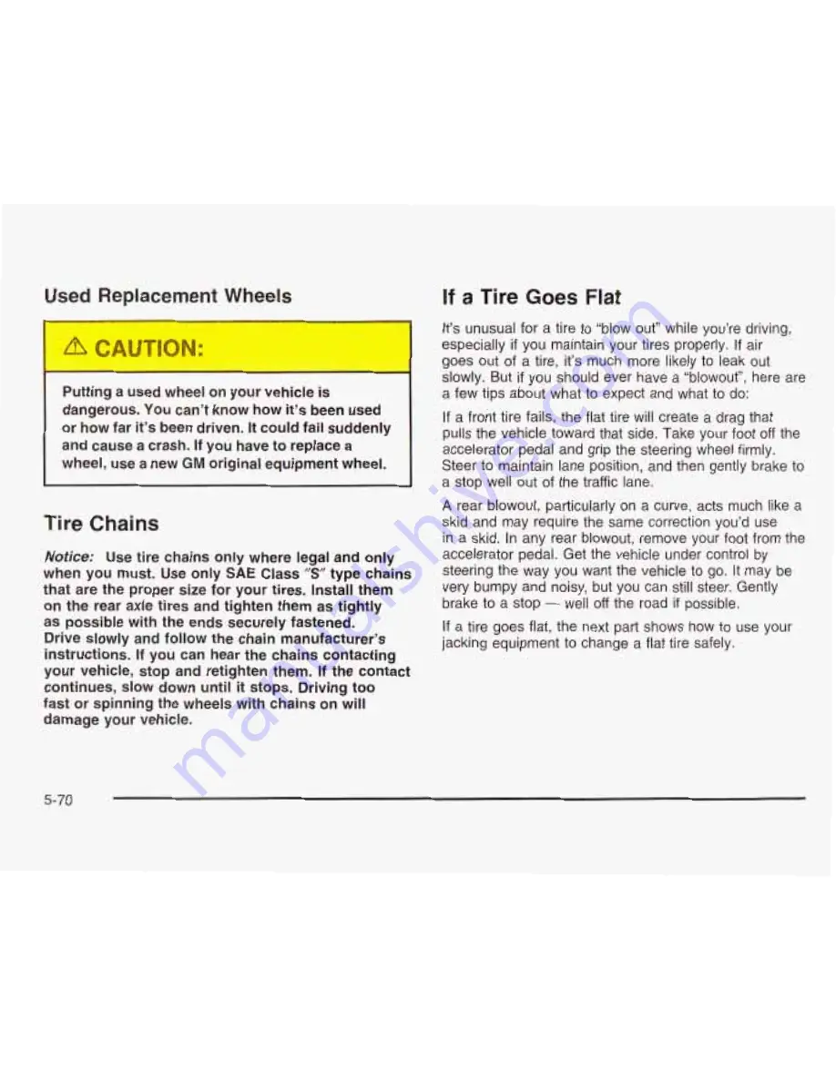 GMC 2003 Safari Owner'S Manual Download Page 287