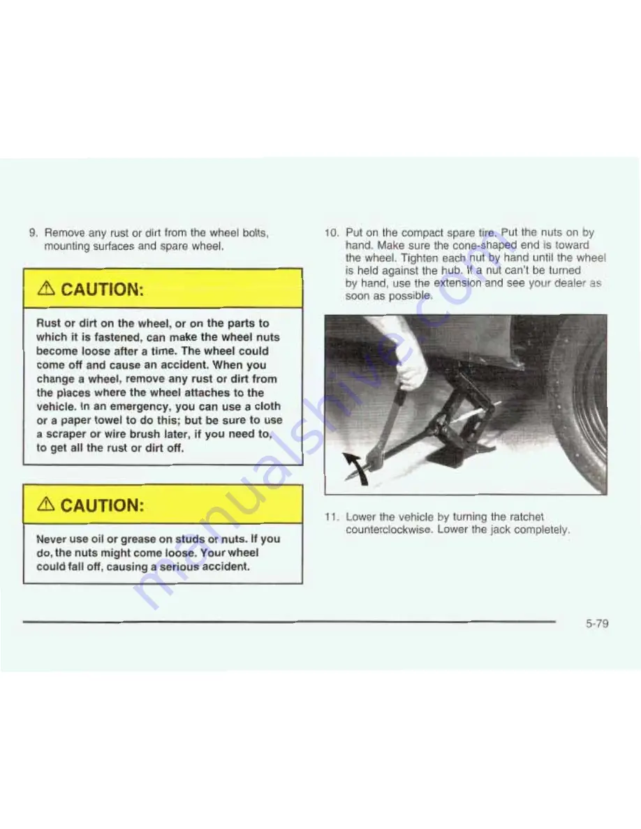 GMC 2003 Safari Owner'S Manual Download Page 296