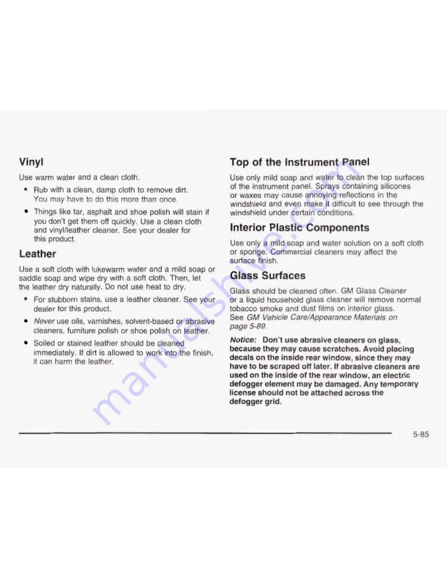 GMC 2003 Safari Owner'S Manual Download Page 302