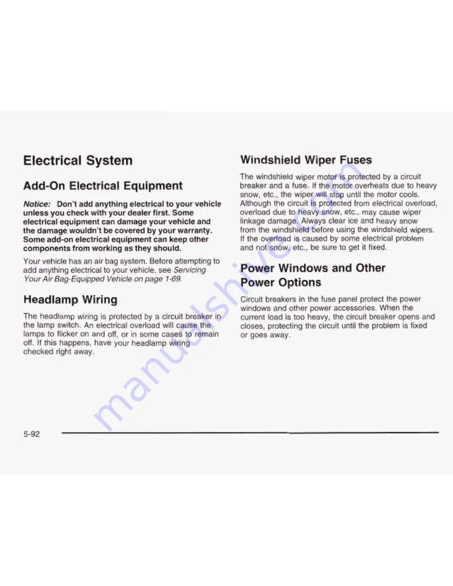 GMC 2003 Safari Owner'S Manual Download Page 309