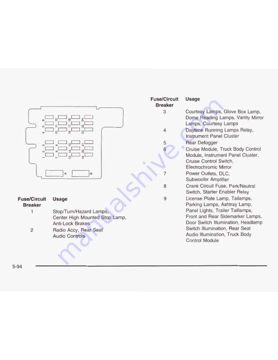 GMC 2003 Safari Owner'S Manual Download Page 311