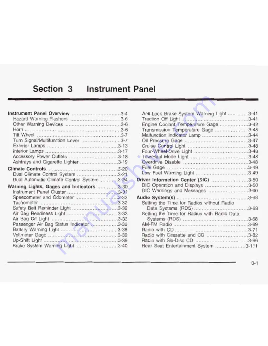 GMC 2003 Sierra 1500 Pickup Owner'S Manual Download Page 156