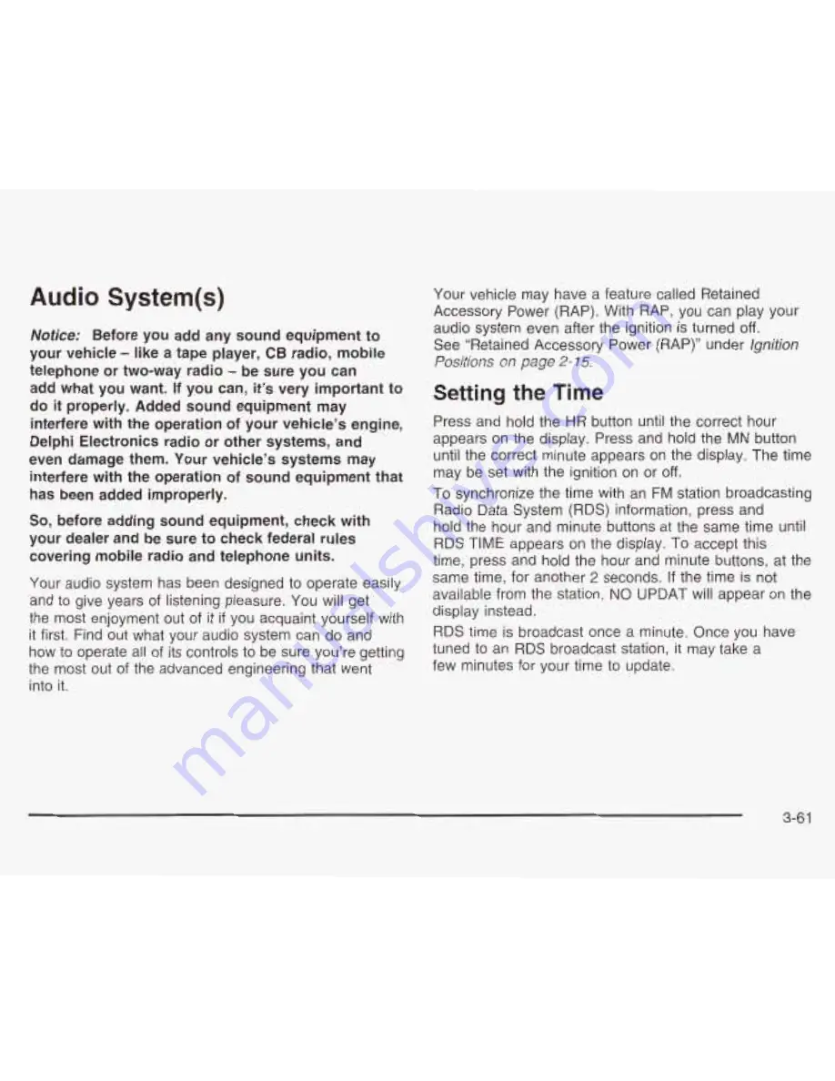 GMC 2003 Sierra Denal Owner'S Manual Download Page 186