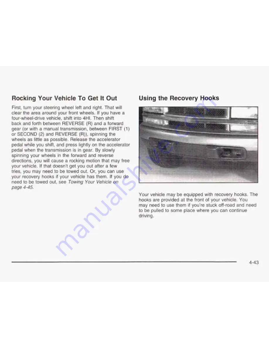 GMC 2003 Sonoma Owner'S Manual Download Page 244