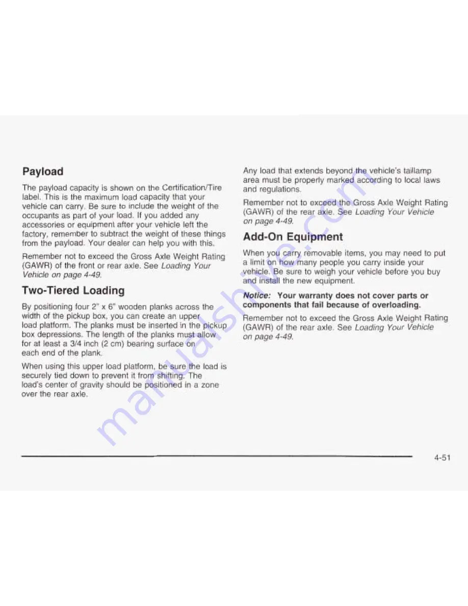 GMC 2003 Sonoma Owner'S Manual Download Page 252