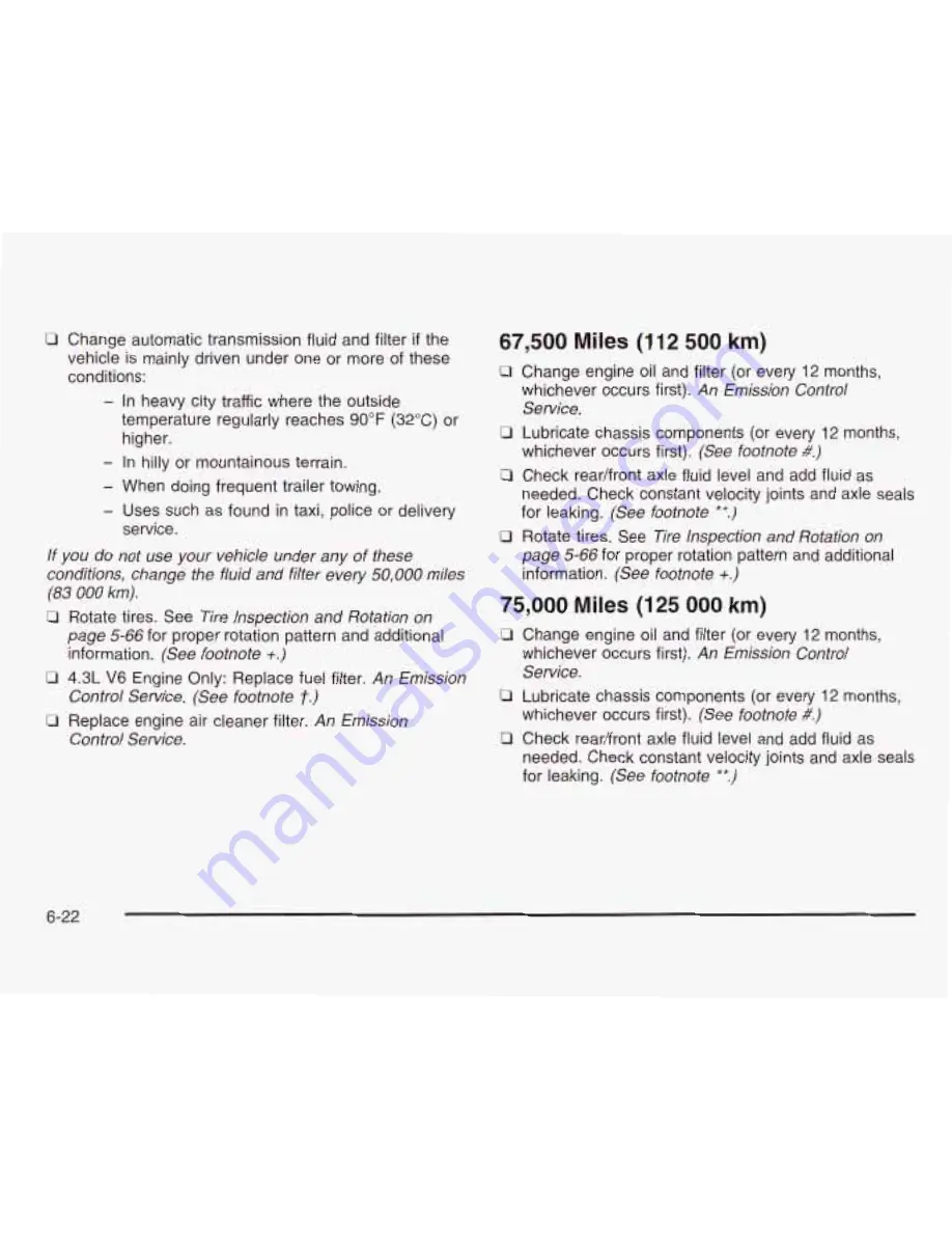 GMC 2003 Sonoma Owner'S Manual Download Page 389