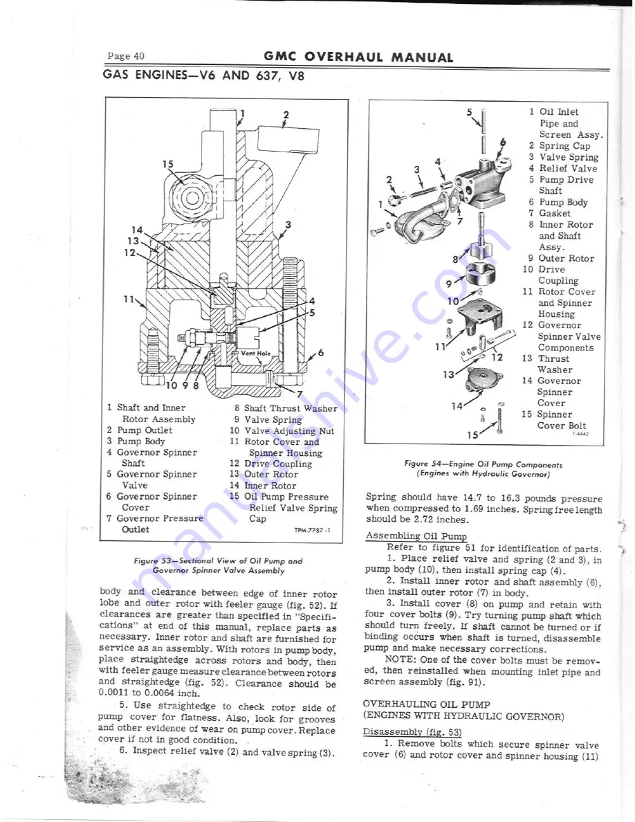 GMC 305C V6 Скачать руководство пользователя страница 40