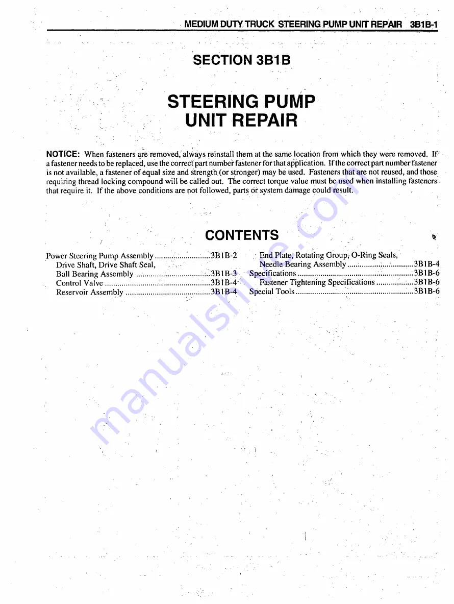 GMC C Series 1993 Repair Manual Download Page 61