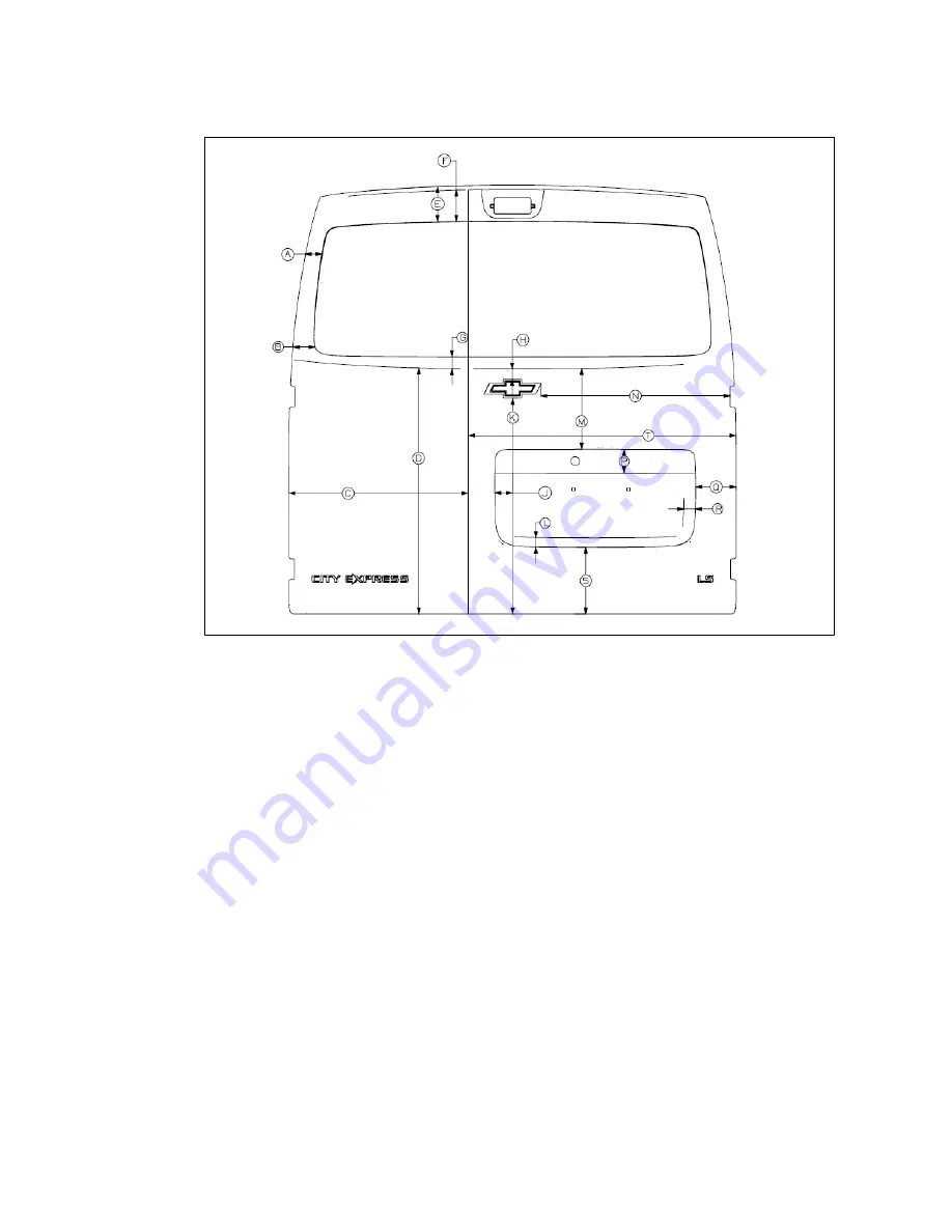 GMC CHEVROLET CITY EXPRESS CARGO VAN 2015 Builder Manual Download Page 78