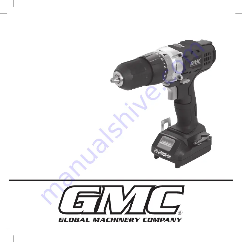 GMC GCHD18 Original Instructions Manual Download Page 1