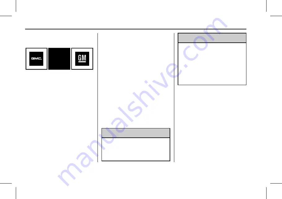 GMC INFO3 CSM MY19 MID Manual Download Page 3