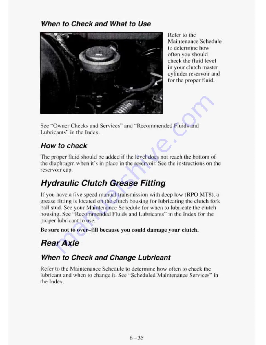 GMC SIERRA 1994 Manual Download Page 285