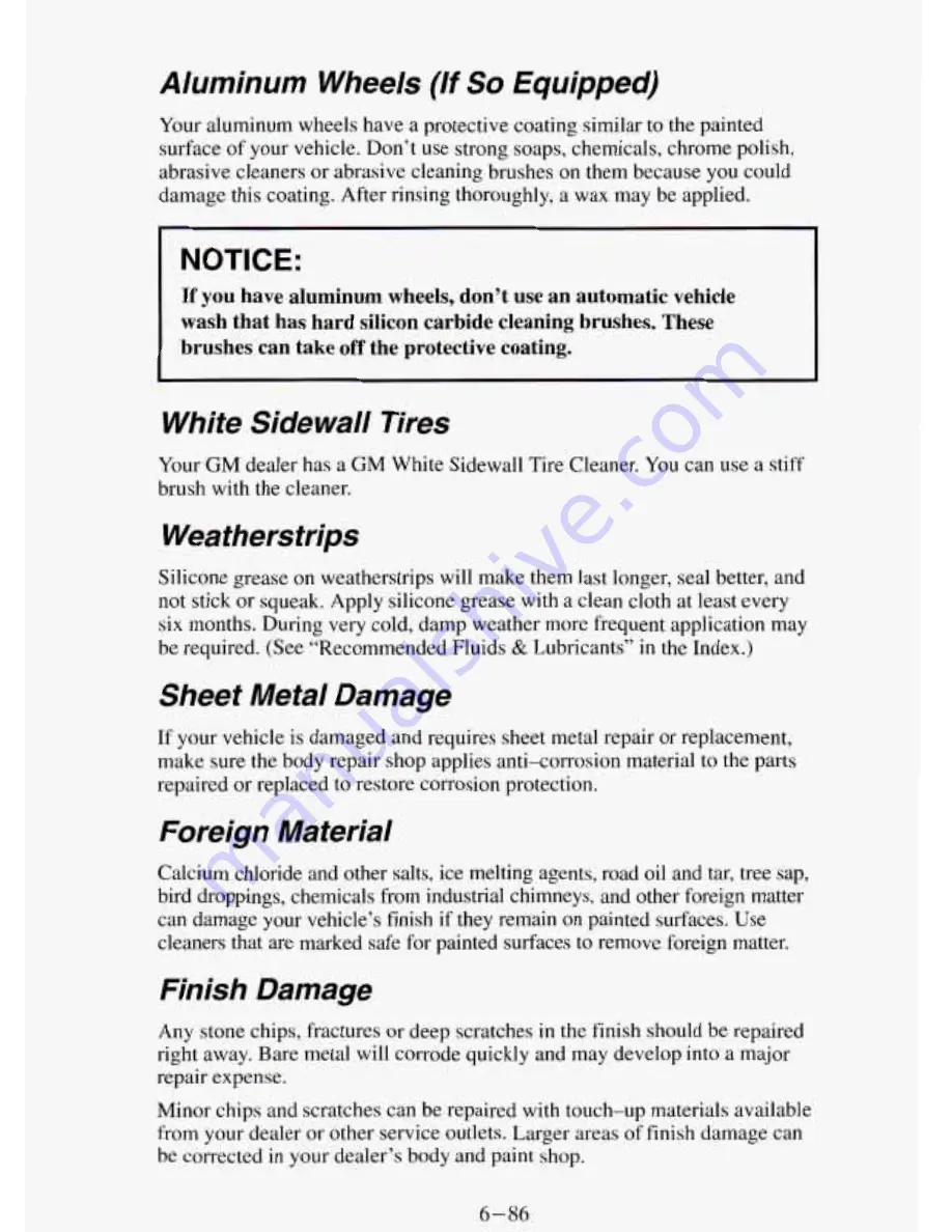 GMC SIERRA 1994 Manual Download Page 336