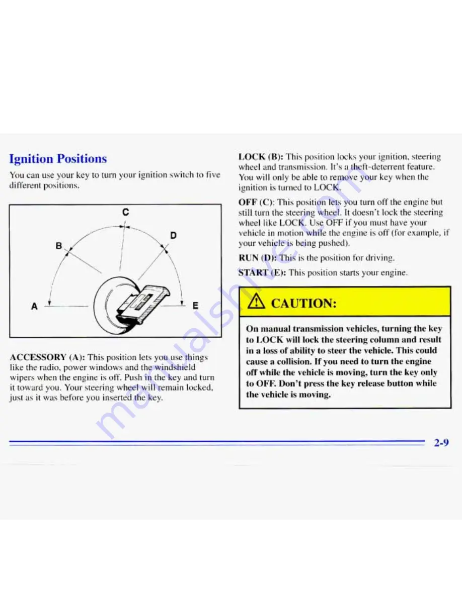 GMC SIERRA 1996 Manual Download Page 71