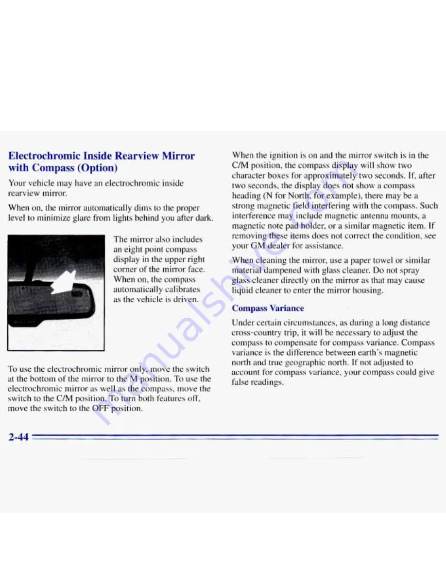 GMC SIERRA 1996 Manual Download Page 106