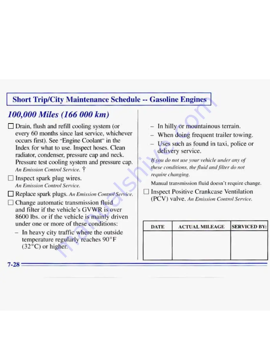 GMC SIERRA 1996 Manual Download Page 354