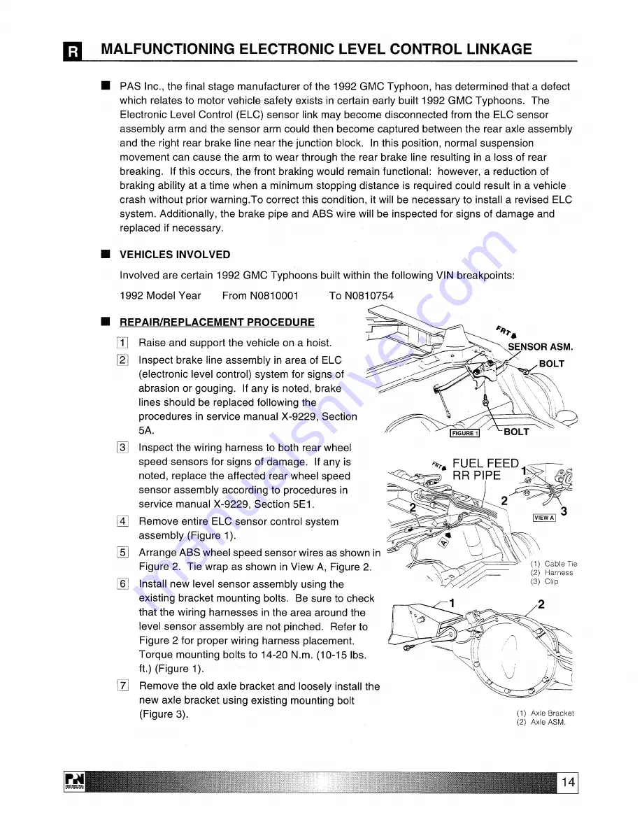 GMC Syclone Reference Manual Download Page 17