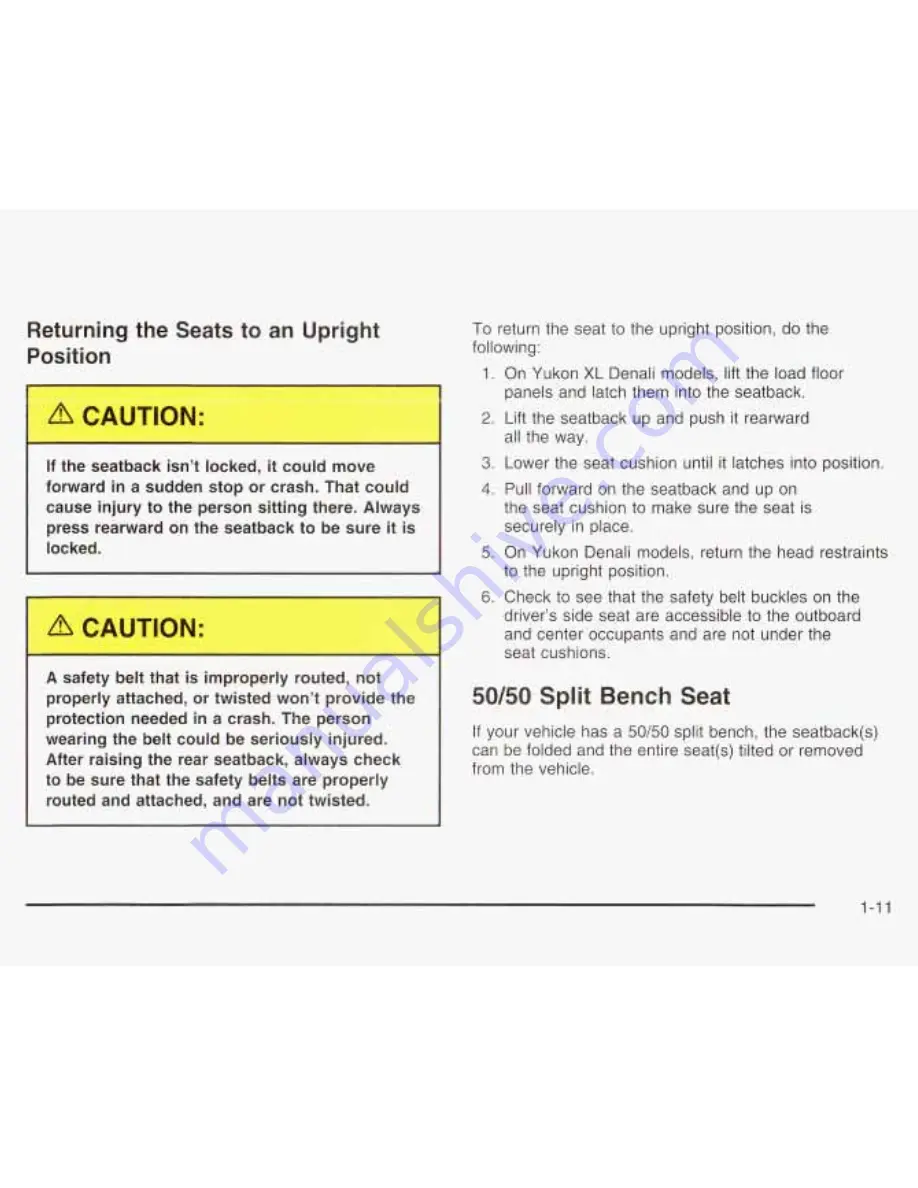 GMC Yukon Denali 2003 User Manual Download Page 18