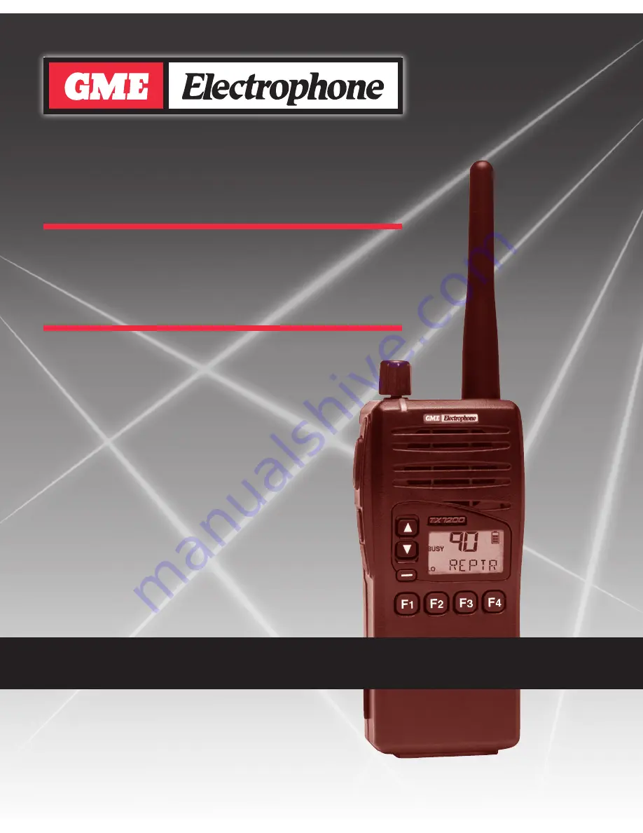 GME TX7200 Instruction Manual Download Page 1