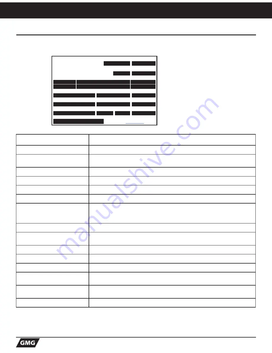 GMG 2646E-OR Operator'S Manual Download Page 33