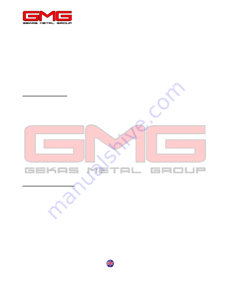 GMG SG series Starting Manual Download Page 2