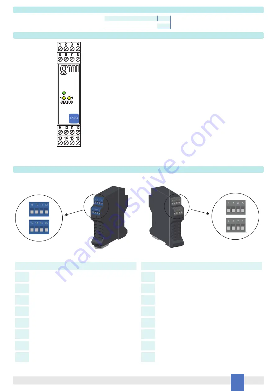 GMI D1080D Instruction Manual Download Page 3