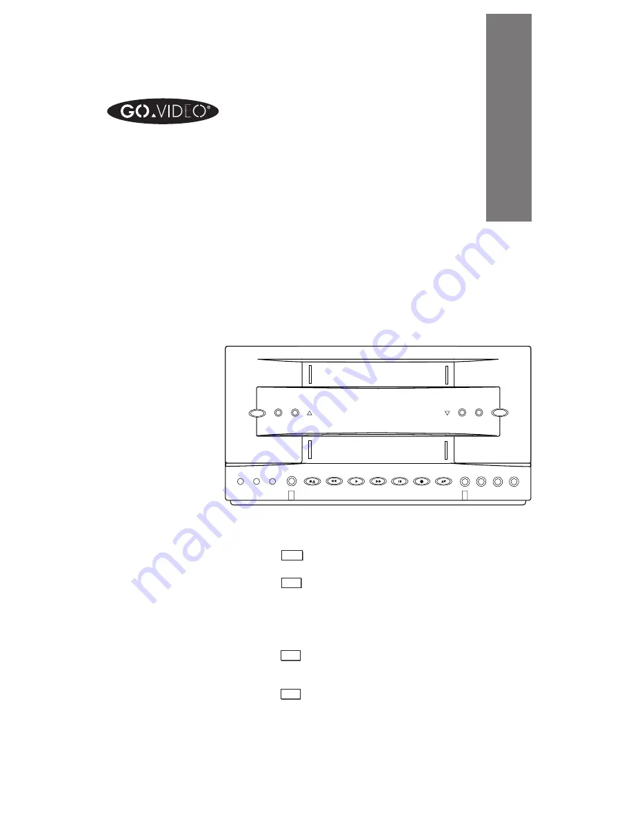 Go-Video 4-Head Hi-Fi User Manual Download Page 13