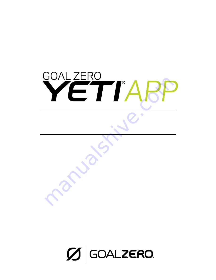 GOAL ZERO YETI 3000 Lithium User Manual Download Page 43