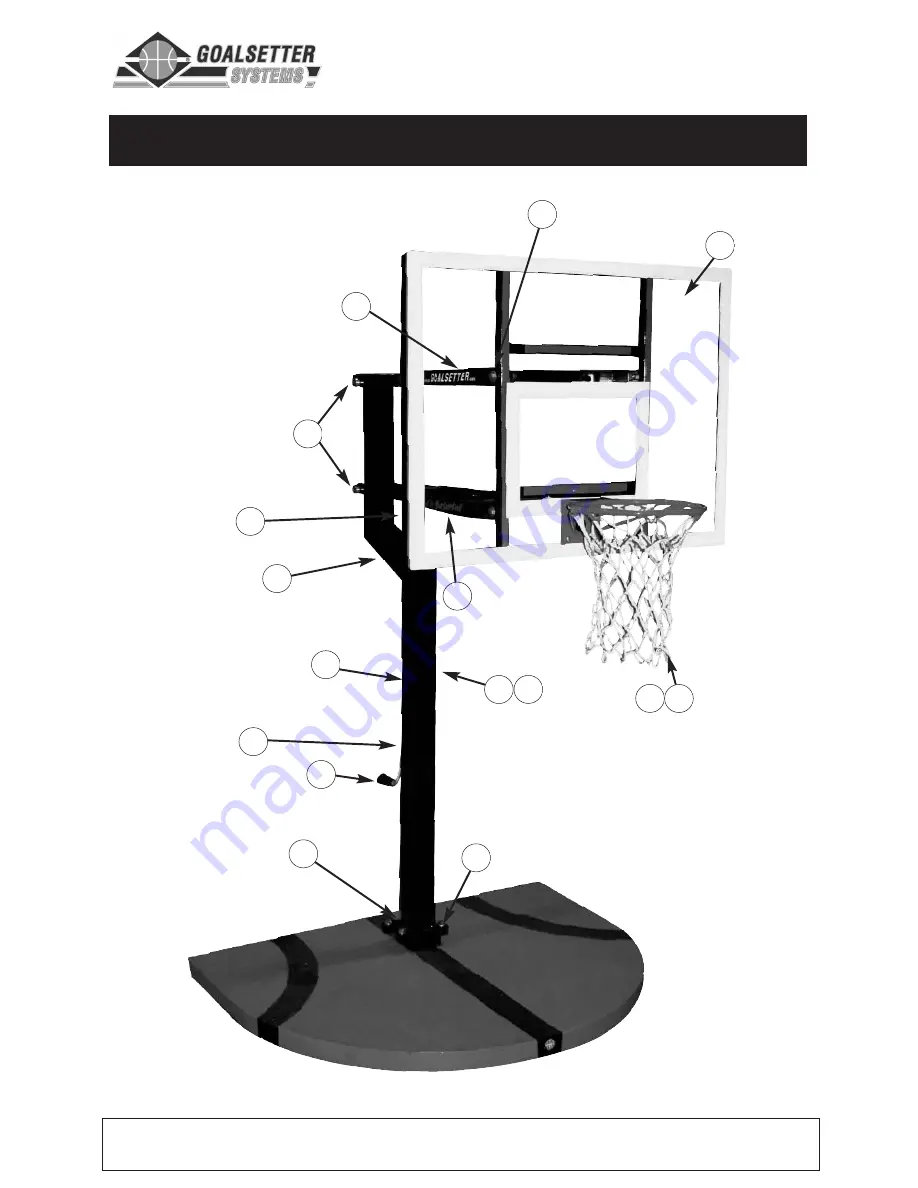 Goalsetter Systems Junior Hoop Скачать руководство пользователя страница 8