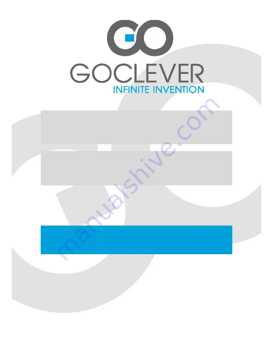 Goclever TAB M713G Owner'S Manual Download Page 1