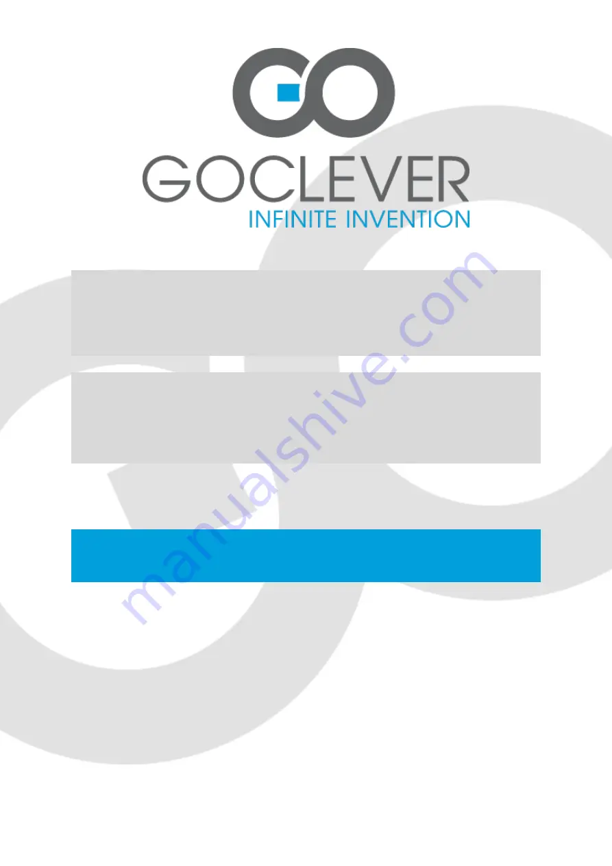 Goclever TAB R83.2_3 Owner'S Manual Download Page 1