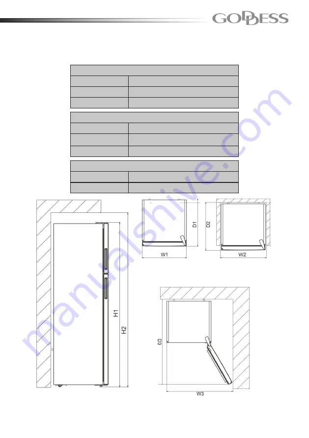 Goddess RDD144GW8AF Instruction Manual Download Page 44