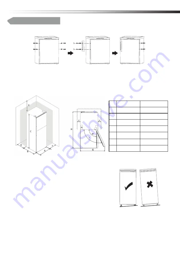 Goddess RSB 085 GW9F Instruction Manual Download Page 47