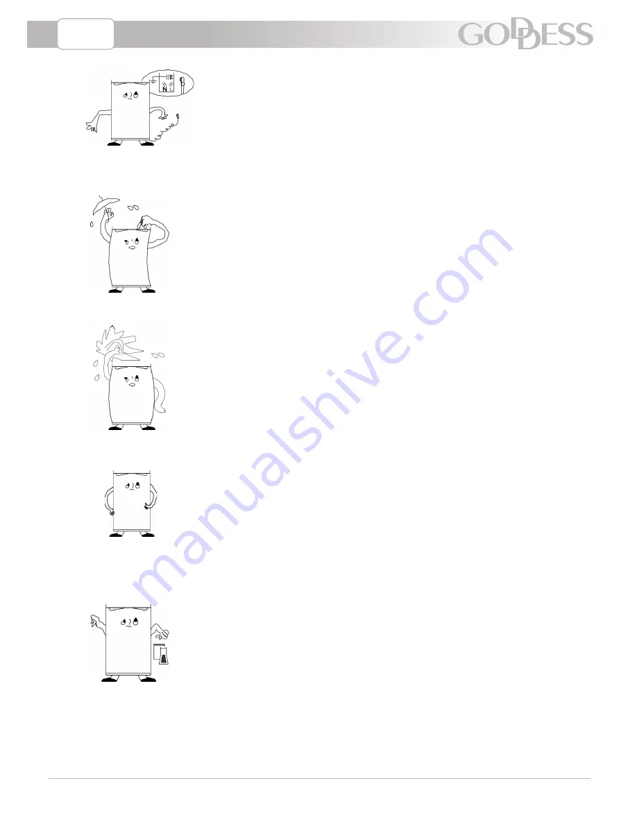 Goddess RSC 0126 GW8 Instruction Manual Download Page 10