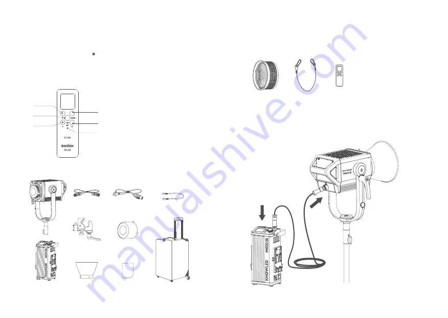 Godox KNOWLED M600 Bi Скачать руководство пользователя страница 4