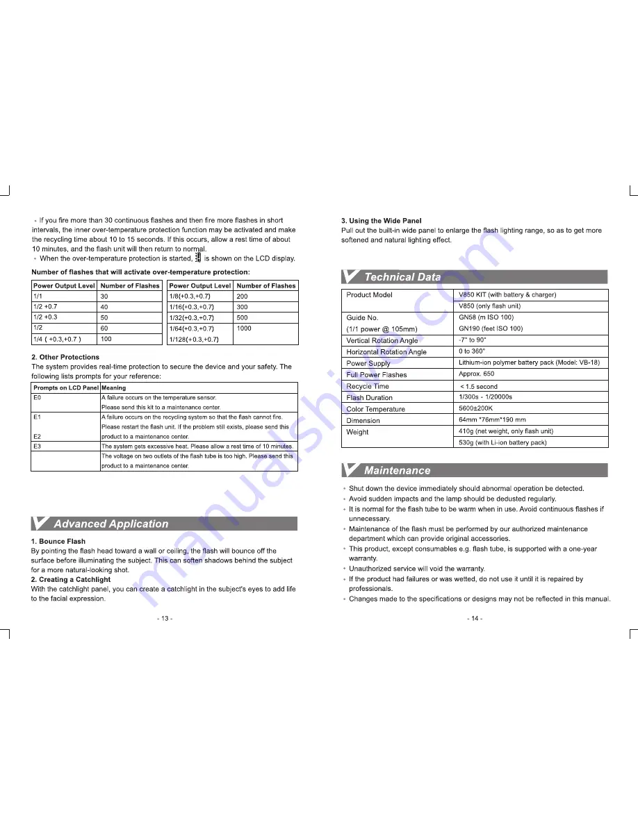 Godox Ving V850 Instruction Manual Download Page 8