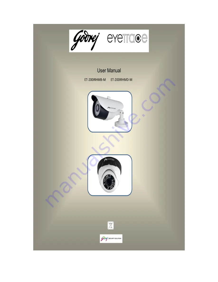 Godrej ET-200IRHMB-M User Manual Download Page 1