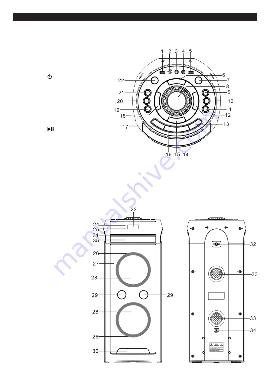 Gogen BPS 736 CD User Manual Download Page 23