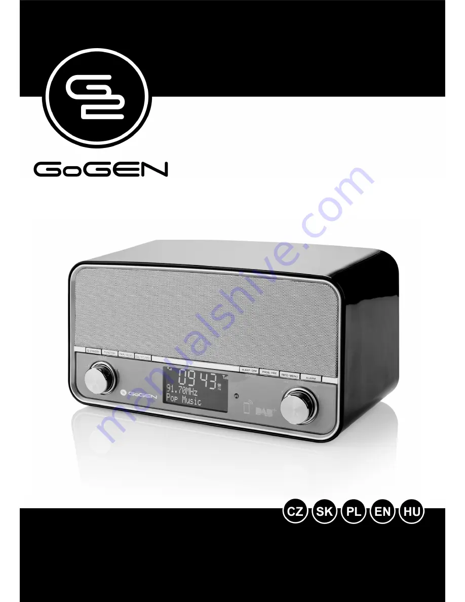 Gogen DAB 12BT User Manual Download Page 1