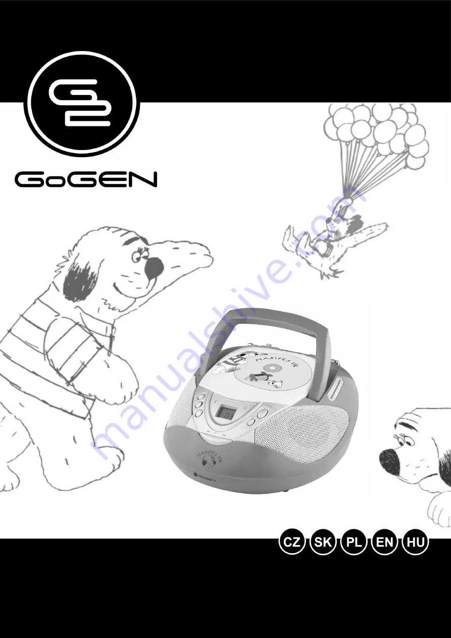 Gogen MAXIRADIOG Instruction Manual Download Page 1