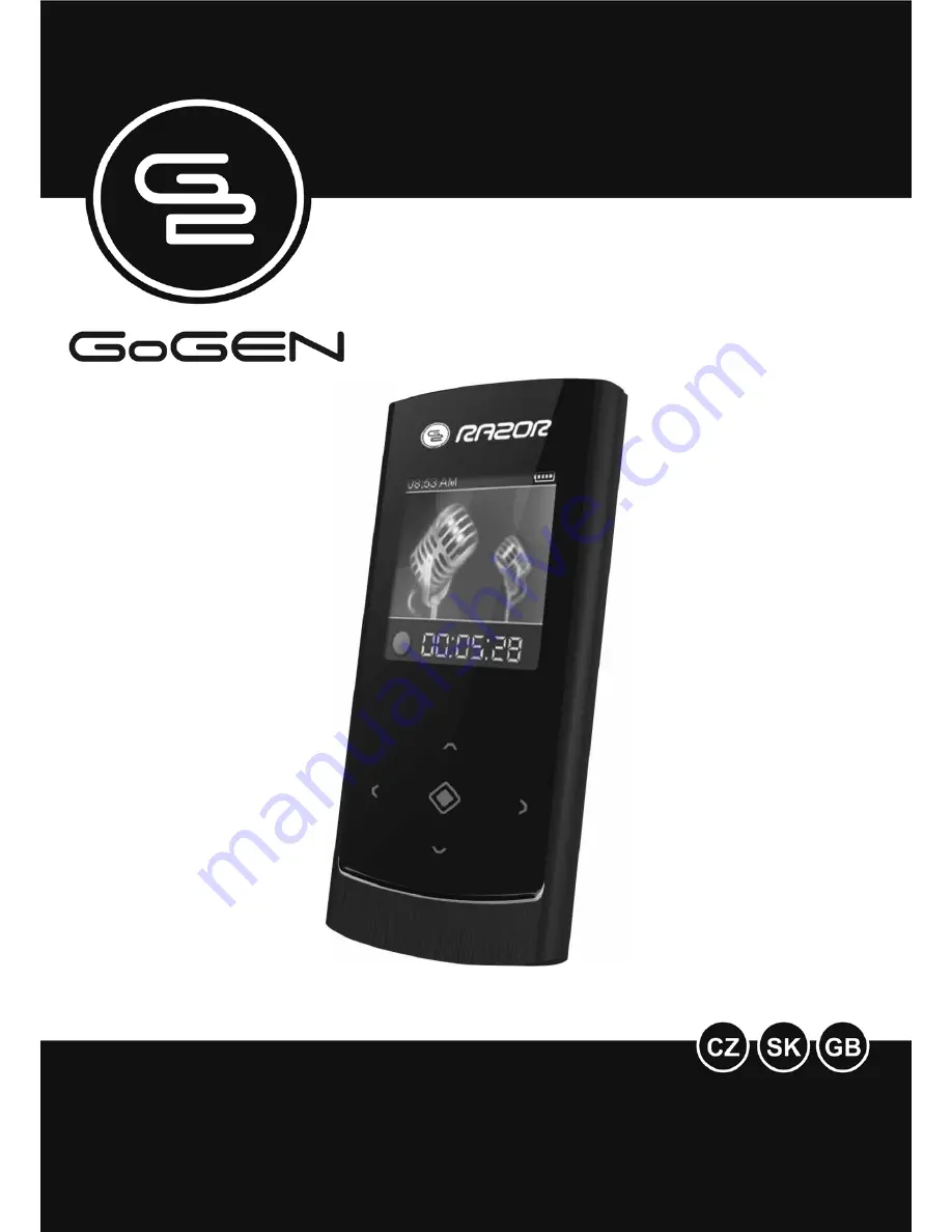 Gogen MXM 111 FM User Manual Download Page 1