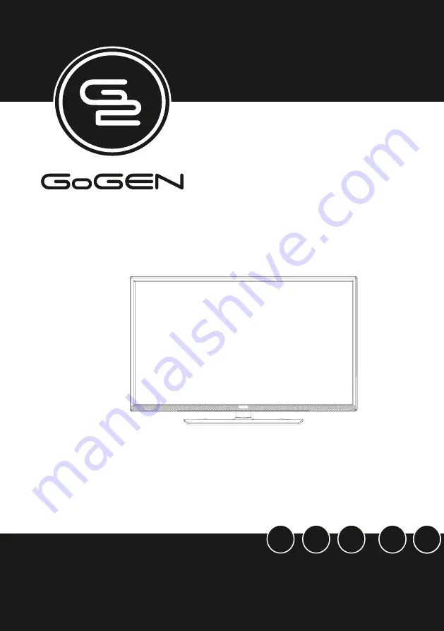 Gogen TVF32R528STWEB Instruction Manual Download Page 1