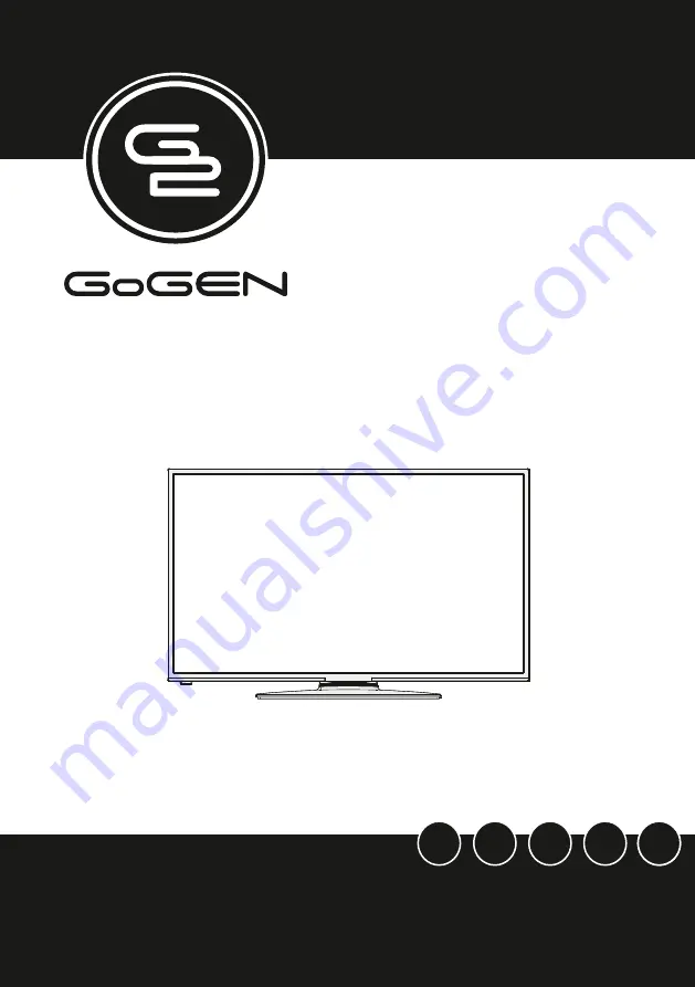 Gogen TVF40E550WEBW Скачать руководство пользователя страница 1