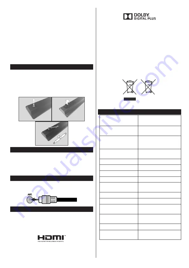 Gogen TVF40E550WEBW Instruction Manual Download Page 96