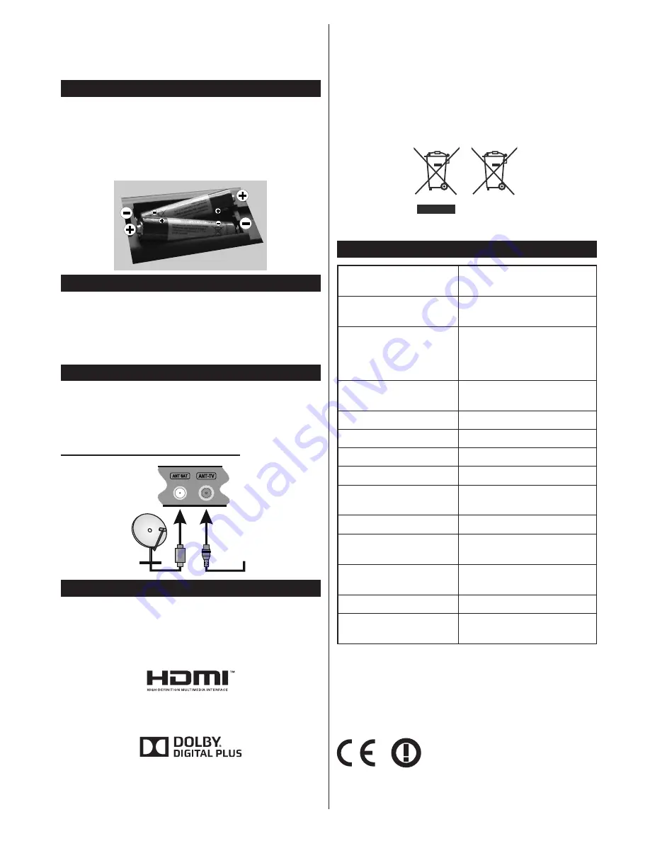 Gogen TVU40S298STWEB Instruction Manual Download Page 6