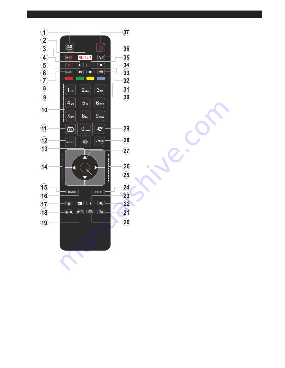 Gogen TVU40S298STWEB Instruction Manual Download Page 34