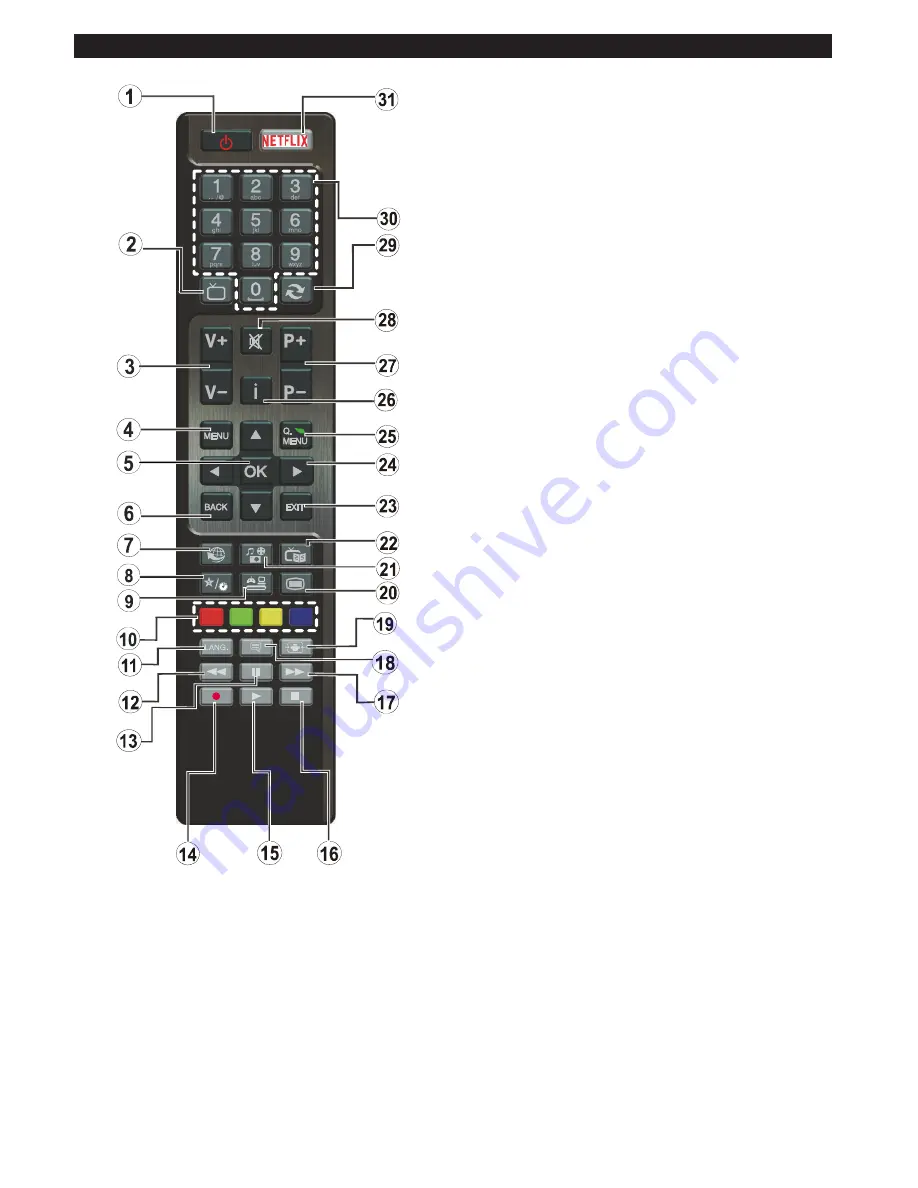 Gogen TVU40S304STWEB Instruction Manual Download Page 123