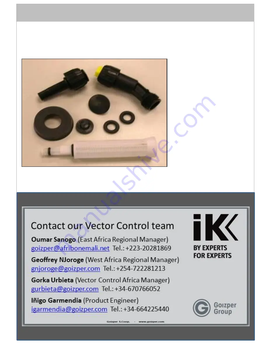 Goizper Group iK VECTOR CONTROL Operator'S Manual Download Page 19